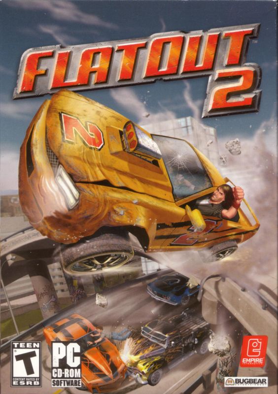 Flatout 2 box art for Playstation 2